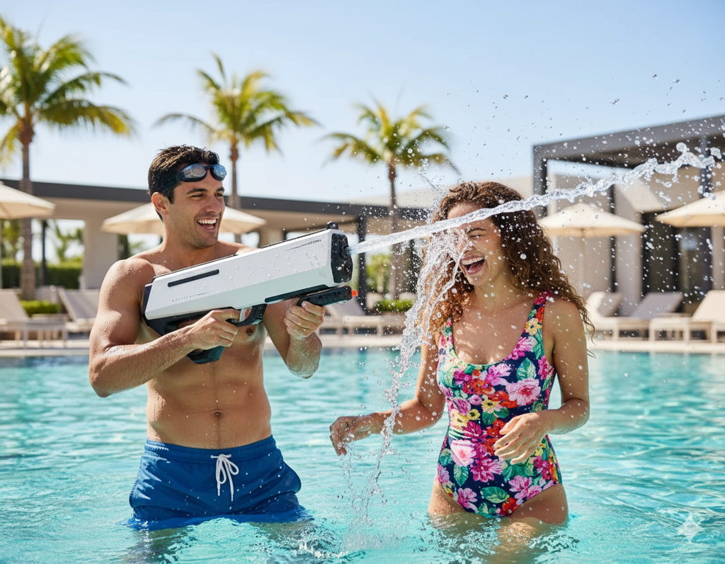 AquaBlaster™ – Pistola de agua a presión para limpieza y diversión